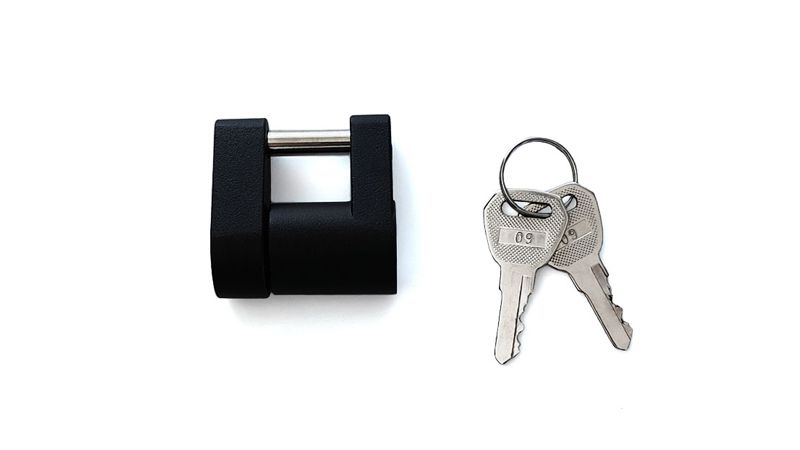 Black small latch lock-37201-B