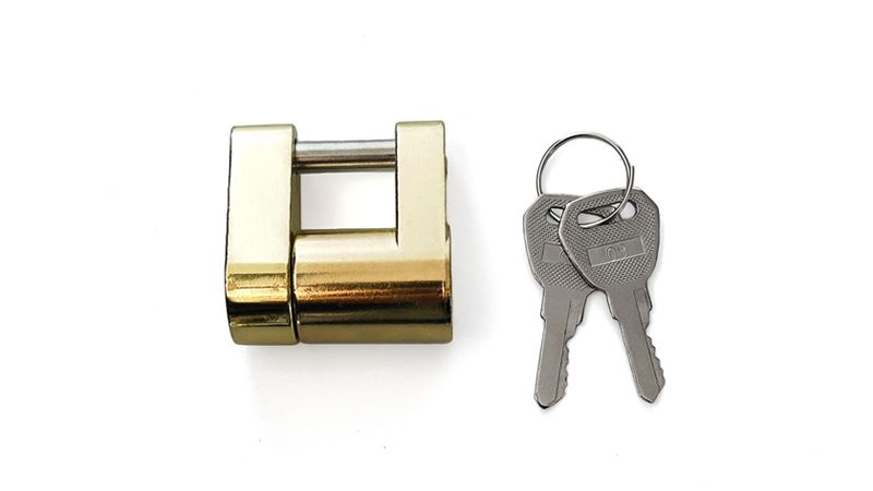 Gold small latch Lock-37201-G